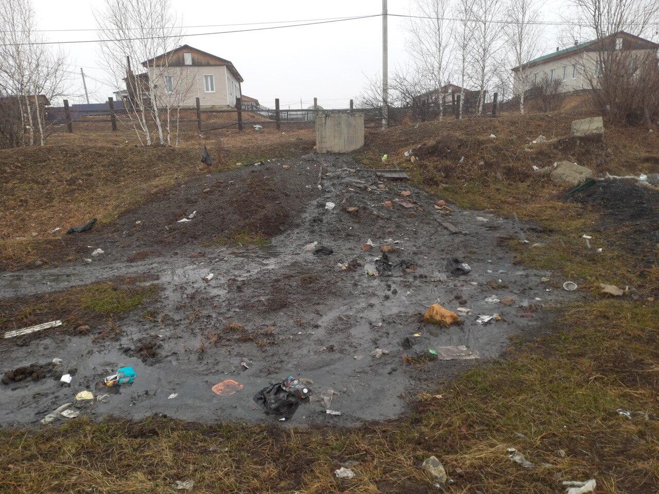 Поселок Забайкалья тонет в нечистотах