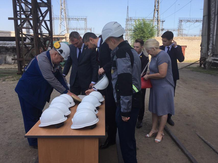 Осипов приехал осматривать реконструкцию объектов ТГК-14 на ГРЭСе