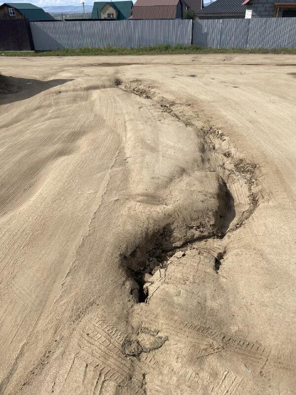 Жители села Засопка бьют тревогу из-за размытых дорог