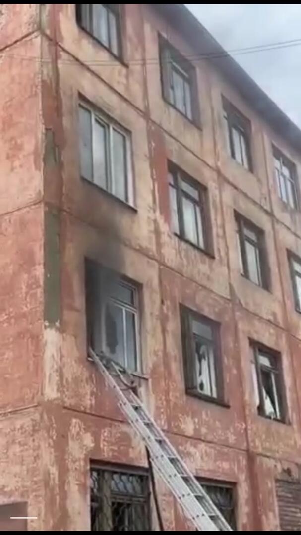 Пожар произошёл в заброшенном доме Читы